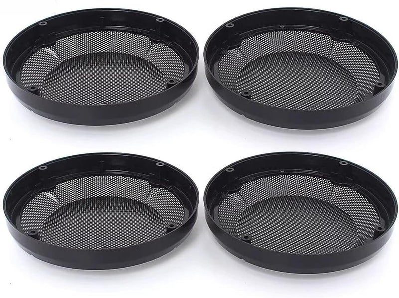 VPZMT 6.5 Inch Speaker Grill Cover for Saddlebag/Lids Lower Leg Vented Fairing for Harley Touring/Street Glide/Electra Glide/Road Glide/Road King/Ultra Limited 1983-2023 Models (Black), 4 PCS - Image 4
